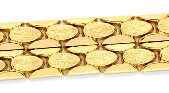 Foto 2 - Fünf reihiges Gold-Armband 18K, Kastenverschluss, K2063