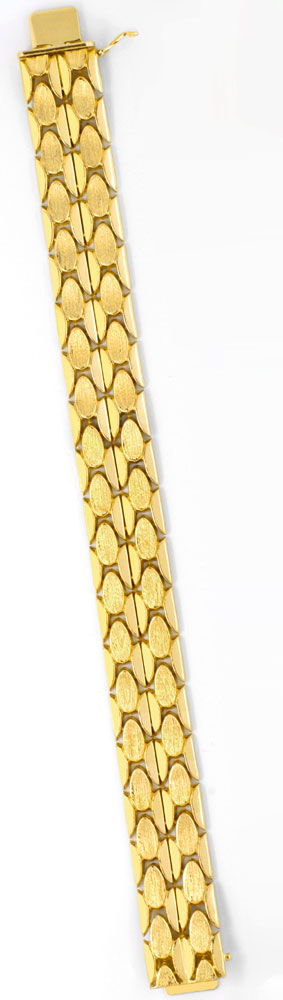 Foto 3 - Fünf reihiges Gold-Armband 18K, Kastenverschluss, K2063