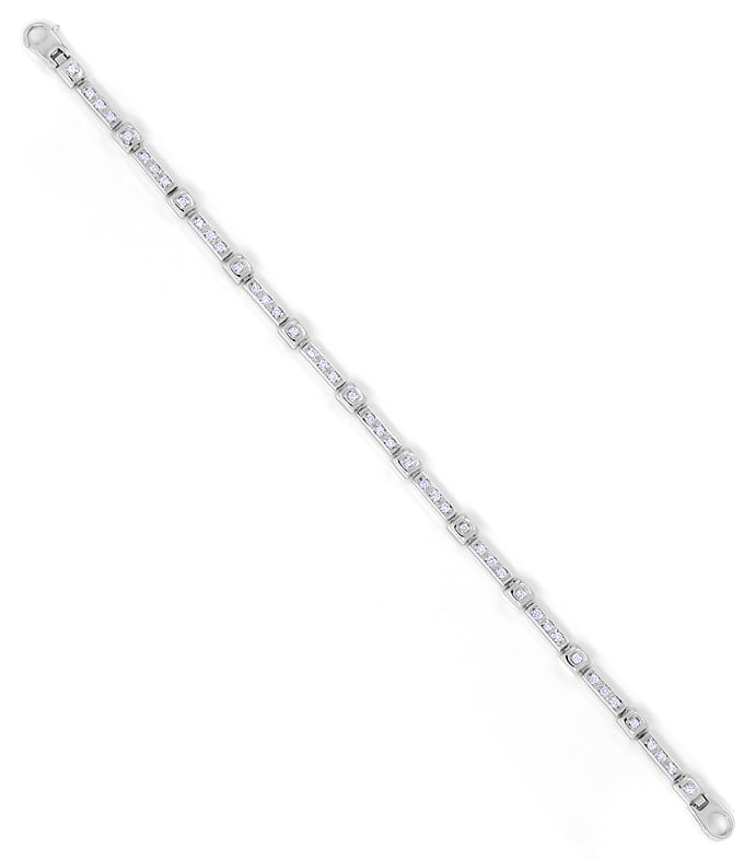 Foto 3 - Nobles Diamant-Armband 0,80ct Brillanten 18K Weißgold, S2370